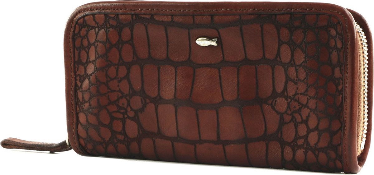 CAMPOMAGGI Leren Portemonnee Centaurus Wallet Cognac Bruine