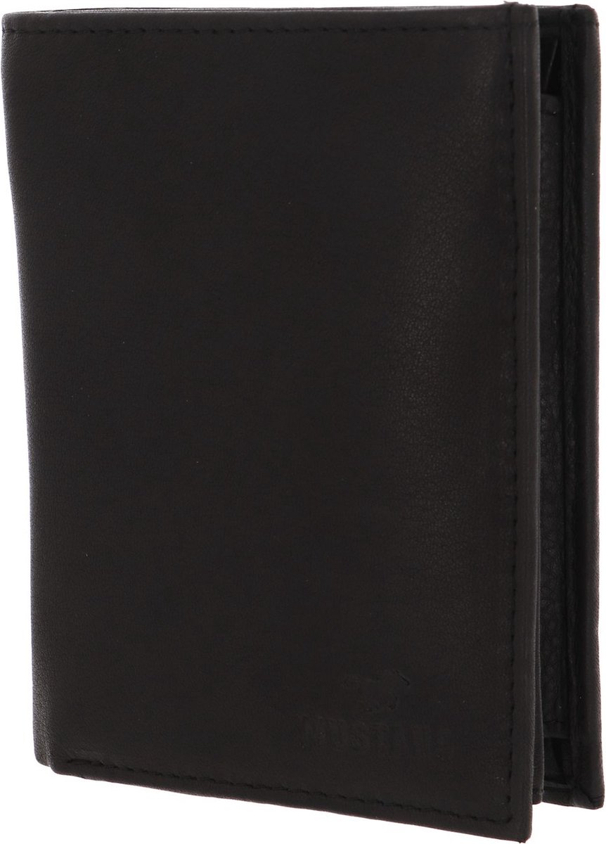 Mustang® Livorno leren portemonnee Zwart