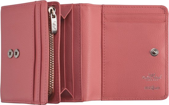 Golden Head Cuir porte-monnaie Madrid RFID Protect RV-Börse 3335 Koralle corail