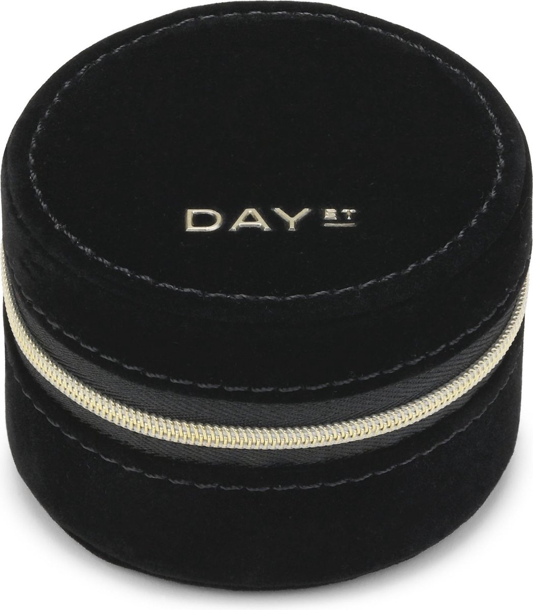 DAY ET Sieradendoos Day Jewelry Zip Round Black Zwart