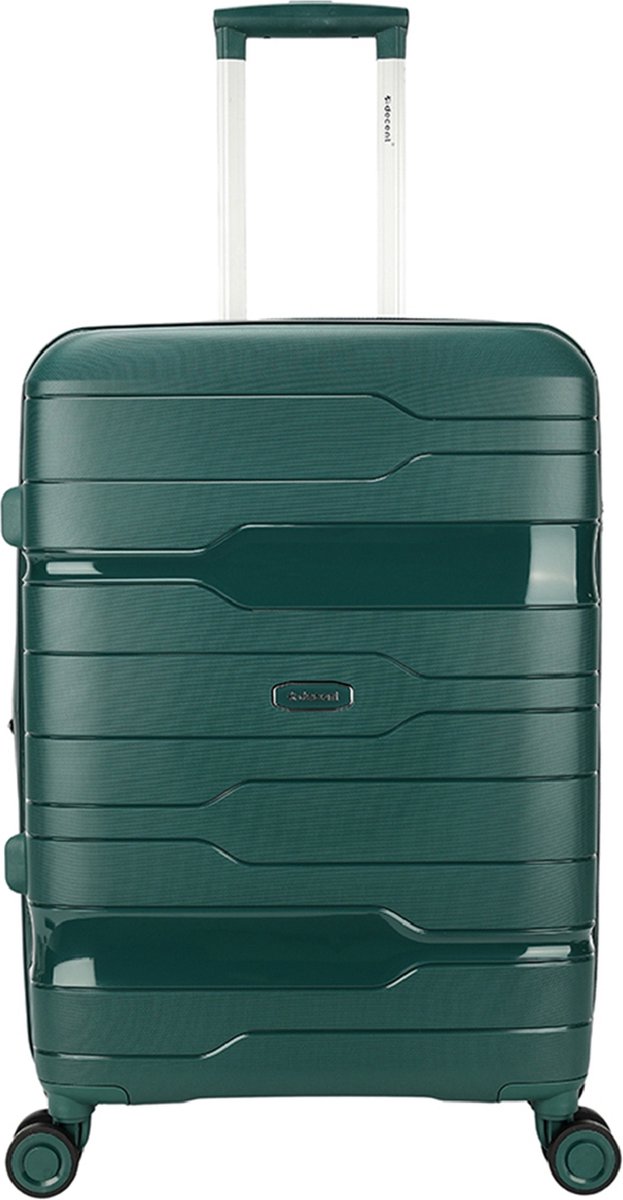 Decent Harde koffer / Trolley / Reiskoffer - One-City - 67 cm (medium) - Groen