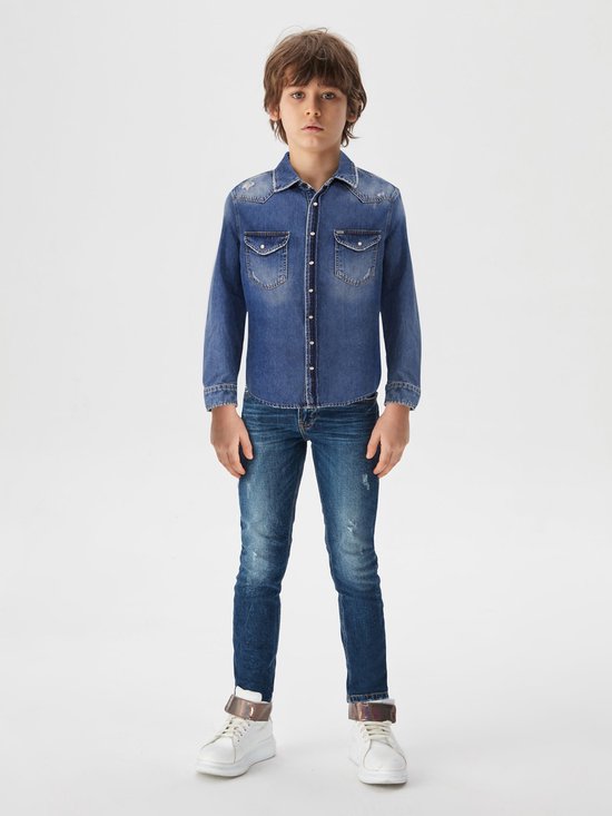 LTB Jeans Rohan B Jongen Jeans - Donkerblauw - 10 jaar | bol.com