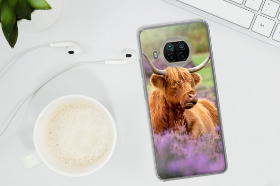 Coque Xiaomi Mi 10T Lite 5G - Highlander écossais - Marron - Buissons - Coque de téléphone en Siliconen