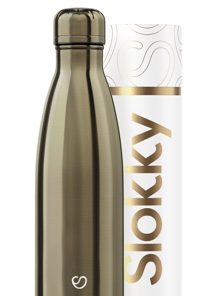 Slokky - Element Bronze Thermosfles & Drinkfles - 500ml