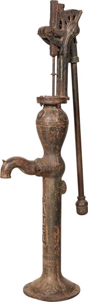Fontanella-fontein in gietijzer en ijzer voor oude/antieke buitenputten