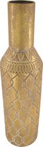 Dijk Natural Collections - Bottle metal 14x53cm - Goud