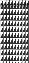 ESTAhome behang grafische driehoeken zwart wit - 139077 - 0,53 x 10,05 m