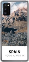 Telefoonhoesje Geschikt voor Samsung Galaxy A41 hoesje - Spanje - Bergen - Zomer - Siliconen Telefoonhoesje