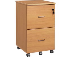 Archiefopslag - Robuust - Verrijdbaar - Beukenkleur