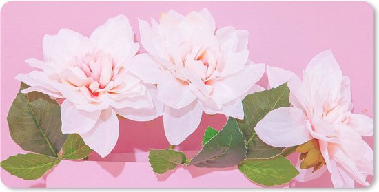 Bureau onderlegger - Muismat - Bureau mat - Bloesem - Zomer - Roze - 80x40 cm