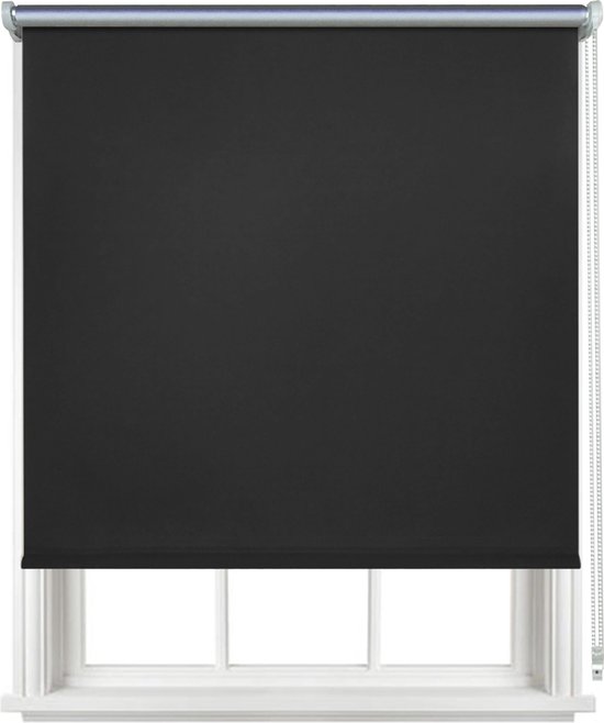 Rolgordijn Easy Verduisterend zwart 70 x 160 cm