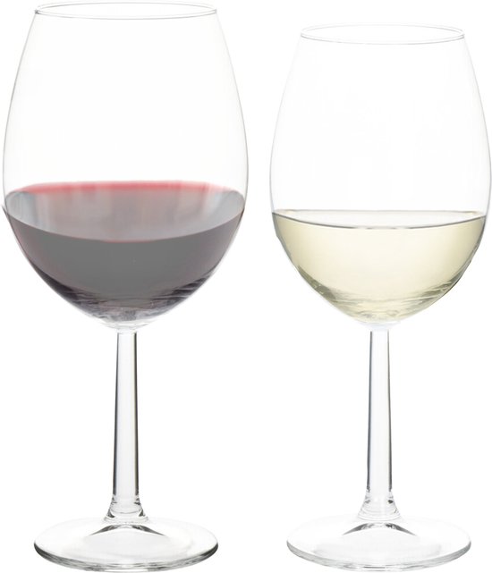 24x Verres à vin / verres à boire ensemble transparent 430/580 ml - 24 pièces