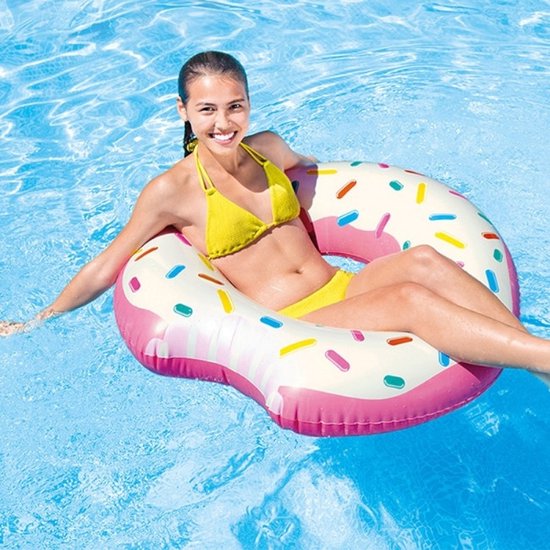 Intex Rainbow Donut Tube - Zwemband - Ø 94 cm - Intex