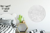 WallCircle - Stickers muraux - Cercle Papier Peint - Marbre - Texture - Grijs - Aspect Marbre - 100x100 cm - Cercle Mural - Auto Adhésif - Sticker Papier Peint Rond XXL