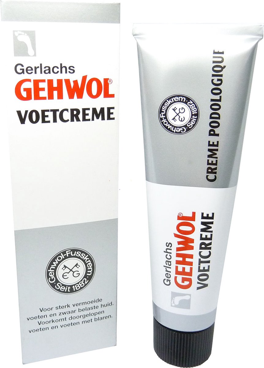 Gehwol Voetcrème - Voetcreme voor droge voeten - Voetverzorging Tube 75ml | bol.com