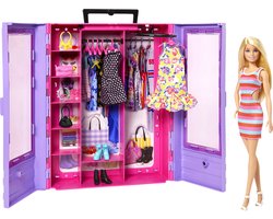 foto van Barbie Super Kledingkast - Barbiepop - Barbie kleertjes