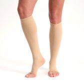 Dunimed premium comfort steunkousen drukklasse 1 - open teen (Per paar)