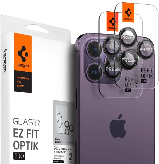 iPhone 14 Pro / iPhone 14 Pro Max - Verre d'objectif d'appareil photo Spigen  - 2 pièces