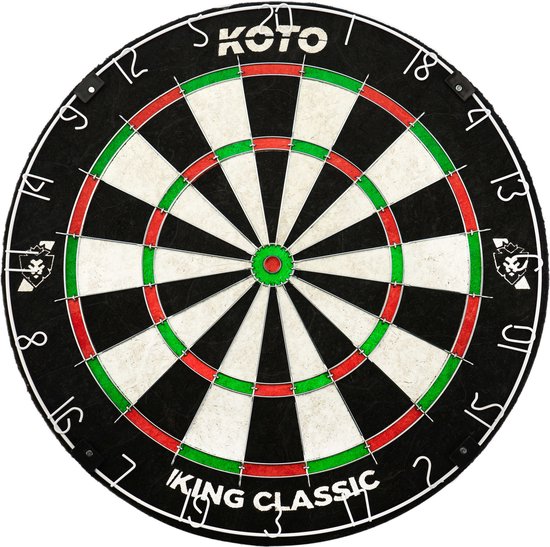 KOTO Classic Edition Dartbord - Dart bord voor beginners - Orgineel Cadeau - Instapmodel