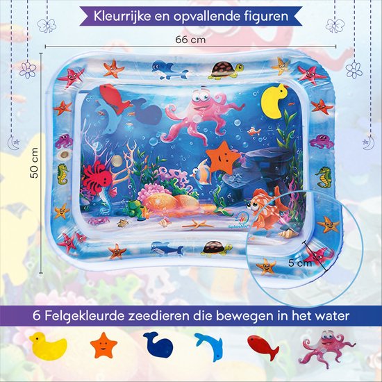 AquaTots™ - Sensorische Watermat voor Baby's - Ontwikkelend Speelkleed