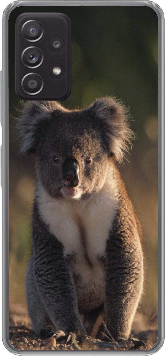 Telefoonhoesje Geschikt voor Samsung Galaxy A53 5G hoesje - Koala - Zon - Dier - Kids - Jongens - Meiden - Siliconen Telefoonhoesje Telefoonhoesje