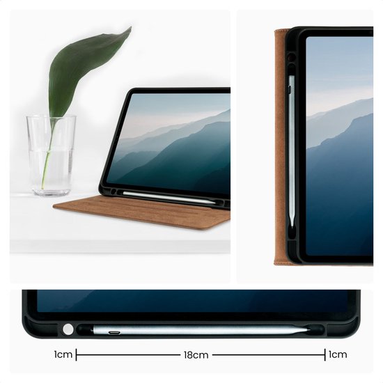 Rosso Element Apple iPad 9.7 (2017/2018) / Air 2 Cover Book Case Marron