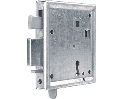 Oplegslot - Verzinkt - Staal verzinkt - Mauer - Mauer 3350 BB55 poortslot verzinkt staal, doornmaat 60 mm zonder kunststof deurgarnituur