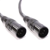 BeMatik - DMX DMX512 XLR 5-pins mannelijk naar XLR 5-pins mannelijk 5 m kabel