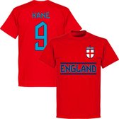 Engeland Kane 9 Team T-Shirt - Rood - 4XL