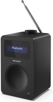 Sharp DR-430(BK) Tokyo Digitale DAB+ - FM radio met Bluetooth - zwart