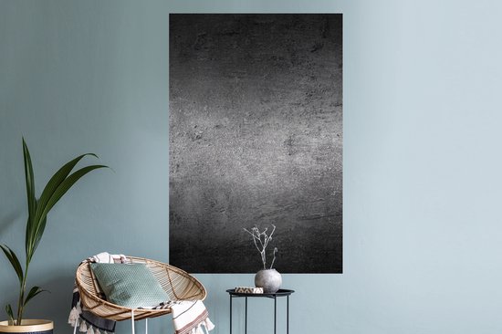 Muurstickers - Sticker Folie - Beton - Grijs - Retro - Cement - Textuur - 80x120 cm - Plakfolie - Muurstickers Kinderkamer - Zelfklevend Behang - Zelfklevend behangpapier - Stickerfolie