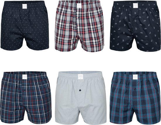 MG-1 Wijde Boxershorts Heren Multipack Assorti Mix D915 - Maat XL - Losse boxershort heren