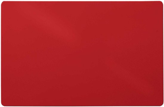 Karat Bureaustoelmat - Vloerbeschermer - Voor harde vloeren - Rood - 114 x 150 cm