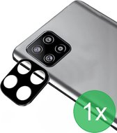 Camerascreenprotector 1x Geschikt voor Samsung Galaxy A22 5G - screen protector - glas - bescherm je camera - beschermglas - Zwart - ZT Accessoires