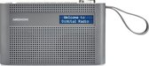 Medion E66325 - DAB+ Draagbare Radio met Bluetooth - Grijs