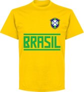 Brazilië Team T-Shirt - Geel - Kinderen - 98