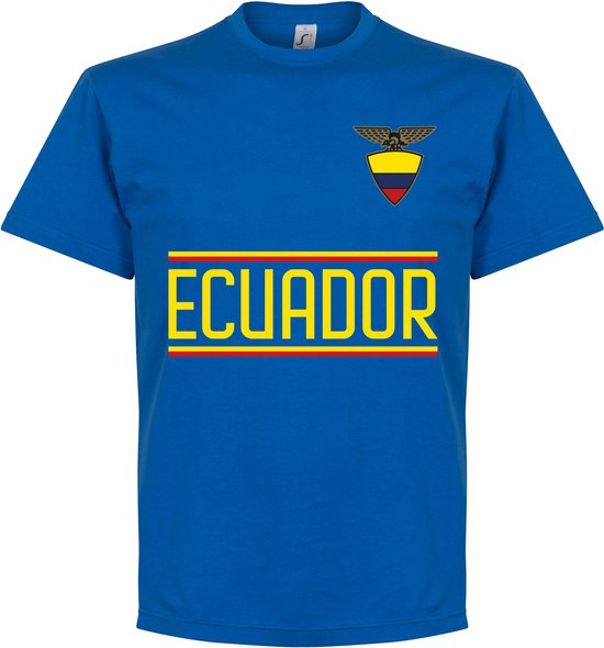 T-shirt de l'équipe d'Équateur - Blauw - Enfants - 98