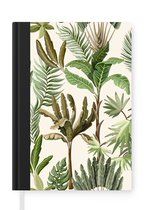 Notitieboek - Schrijfboek - Jungle - Palmboom - Bananenplant - Kinderen - Natuur - Planten - Notitieboekje klein - A5 formaat - Schrijfblok