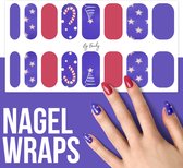 By Emily - Nagel wrap - Starly Candy Cane | Christmas | Kerst | 16 stickers | Nail wrap | Nail art | Trendy | Design | Nagellakvrij | Eenvoudig | Nagel wrap | Nagel stickers | Folie | Zelfklevend | Sjablonen