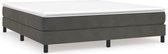 vidaXL - Boxspring - bed - 180x200 - cm - fluweel - donkergrijs