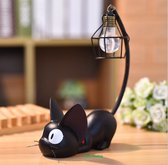 Decoratief zwarte kat lampje