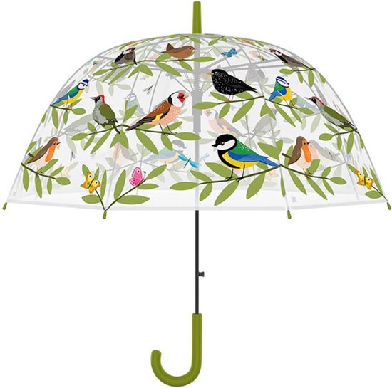 Esschert Design Paraplu vogelclub transparant Ø83cm