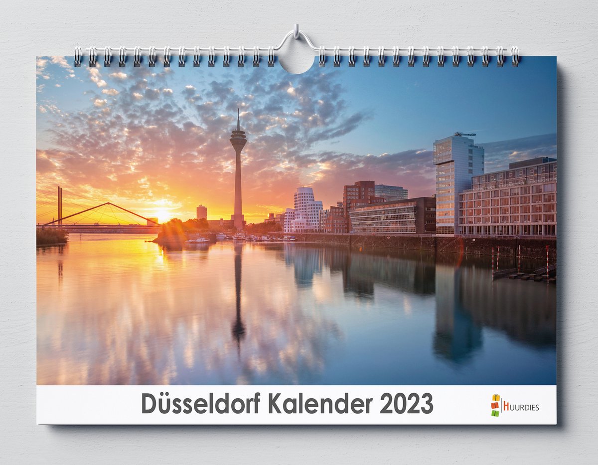 Düsseldorf kalender 2023 | 35x24 cm | jaarkalender 2023 | Wandkalender 2023