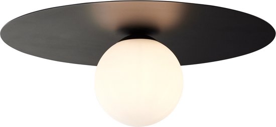 BRILLIANT lamp, Zon plafondlamp zwart, metaal/glas, 1x QT14, G9, 10W, pin  base lampen... | bol.com