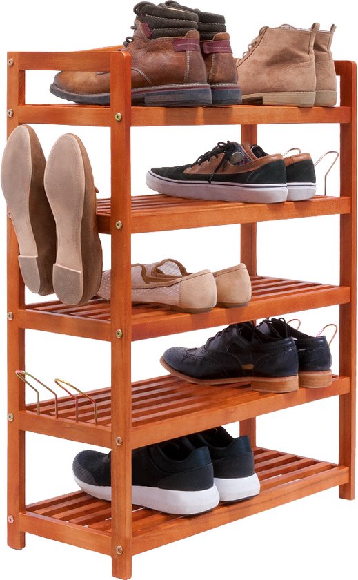 Casaria Shoe Rack 85x26x62cm with 3 Levels 120kg Load