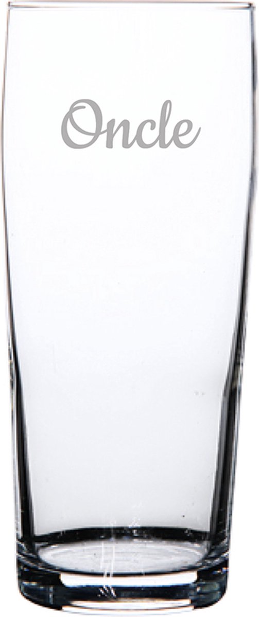 Bierfluitje gegraveerd - 19cl - Oncle