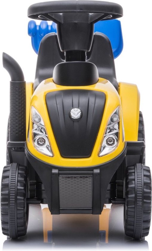 New Holland Loopauto Tractor Met Aanhanger Geel Hoogwaardige