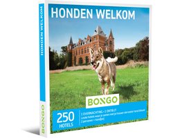Bongo Bon - Honden Welkom Cadeaubon - Cadeaukaart cadeau voor man of vrouw | 250 diervriendelijke hotels
