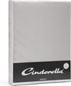 Cinderella - Hoeslaken (tot 25 cm) - Jersey - 160x210/220 cm - Lichtgrijs