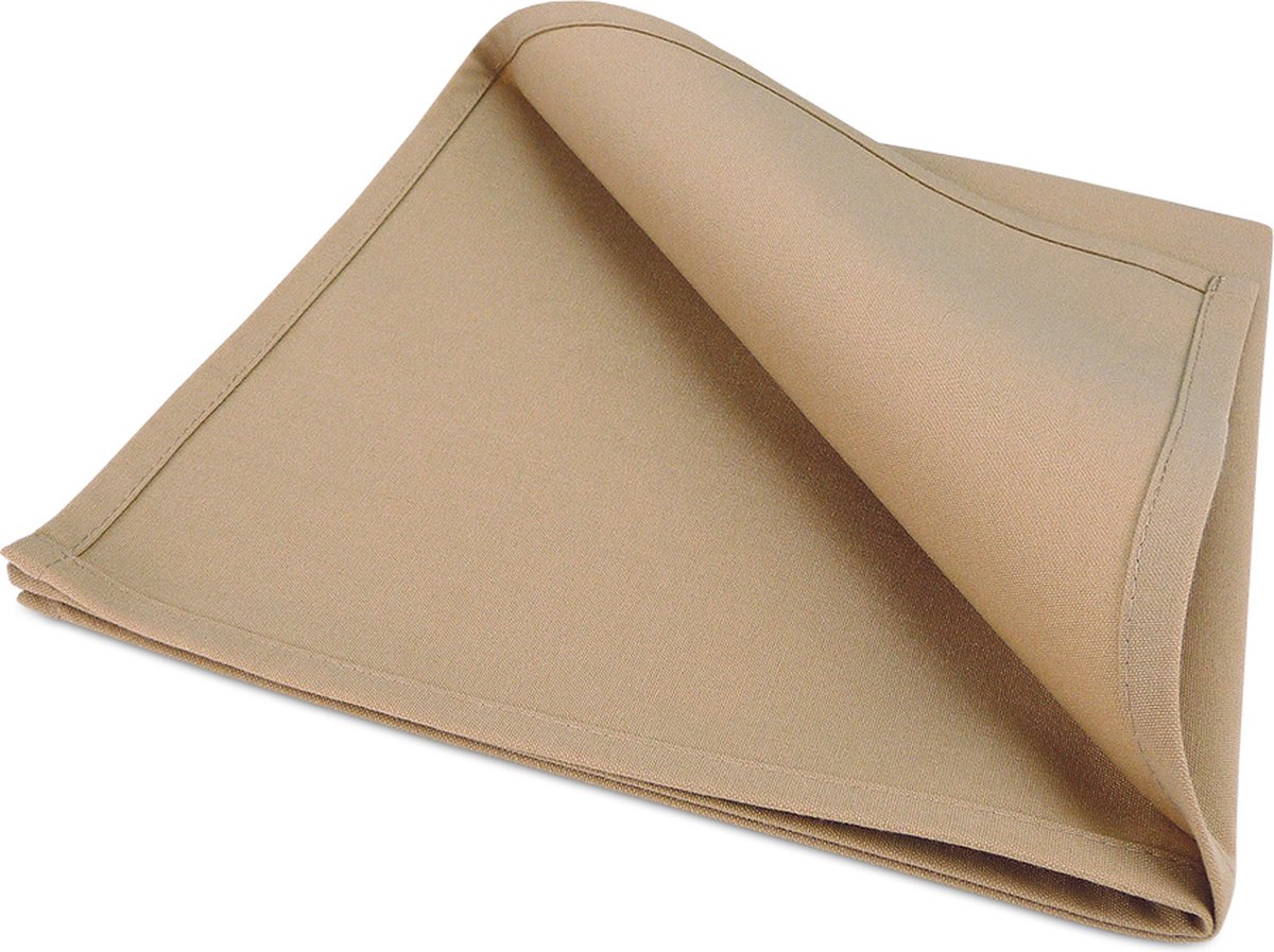 Treb Horecalinnen Servetten 10 stuks Sandalwood 51x51cm - Treb SP